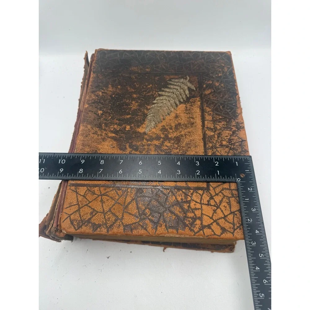 Antique 1894 Holy Bible Henry Altemus Edition Leather Gilt Illustrated Large